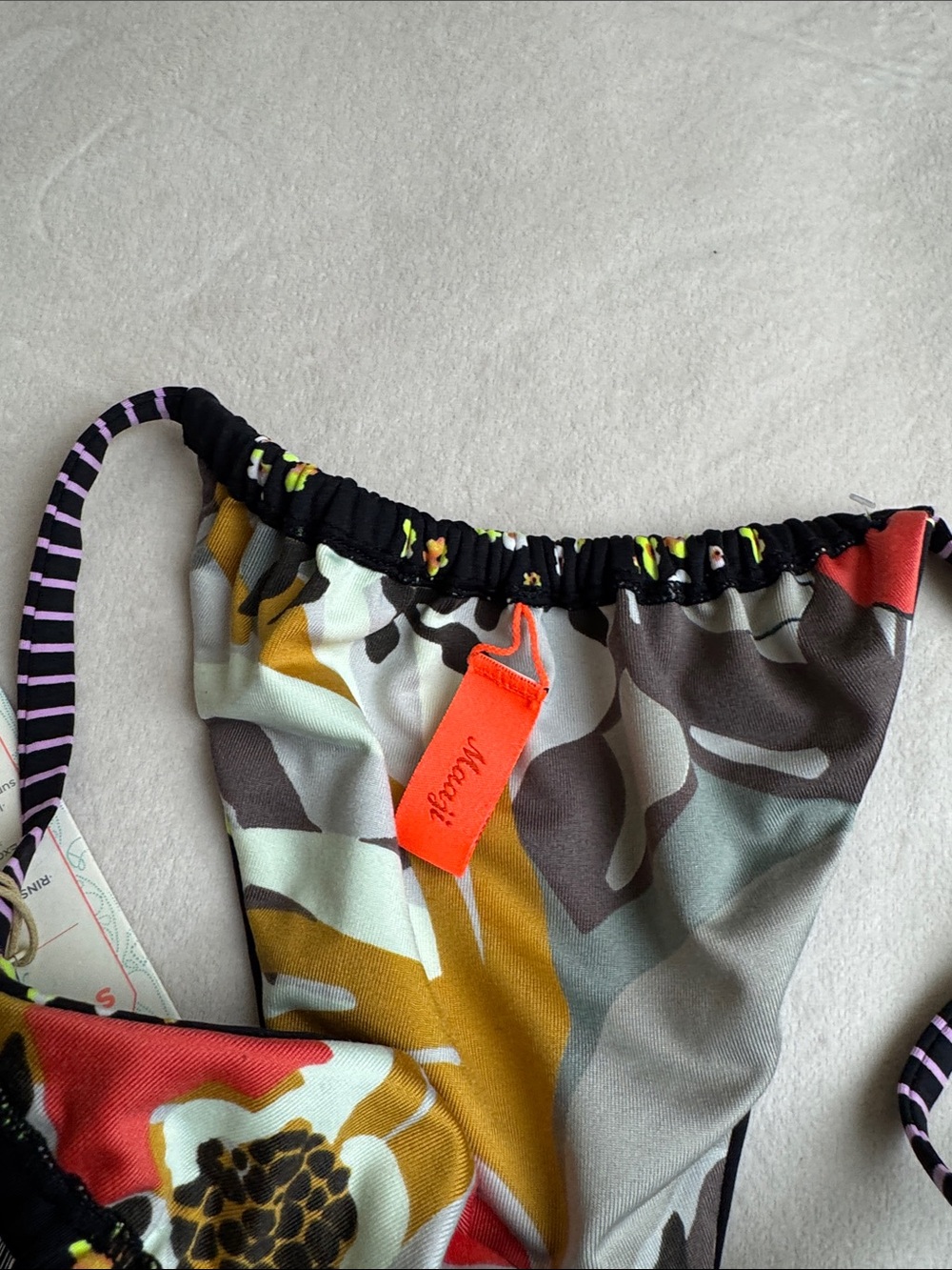 Maaji large June Frisky Reversible Single Strap Bikini Bottoms - Picture 3 of 5